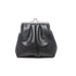 Clutch nera con interno effetto pelliccia Lora Ferres, Borse e accessori Donna, SKU b514000099, Immagine 0